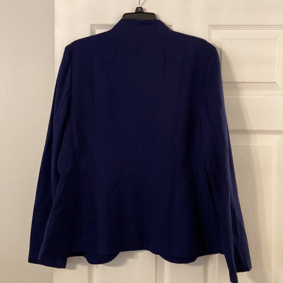 Mary Crafts Blazer size 18 brand new with tags color navy blue length 28” - Picture 6 of 12